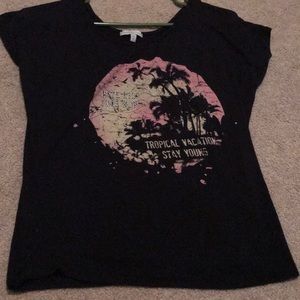 Short sleeve black shirt